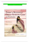 TEST BANK For Maternal Child Nursing Care 3rd Canadian Edition By Keenan Lindsay &vert; Verified Chapter's 1 - 25 Updated 2025&vert; Complete