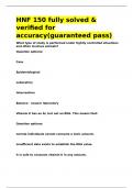 HNF 150 fully solved & verified for accuracy&lpar;guaranteed pass&rpar;&period;