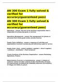 AN 300 Exam 1 fully solved & verified for accuracy&lpar;guaranteed pass&rpar;&period;