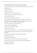 BNMN 501 Exam Questions and Answers Latest Update 2025 Already Passed 