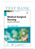 Test Bank for Medical-Surgical Nursing&colon; Concepts & Practice 3rd Edition by Susan C&period; deWit 