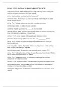 PSYC 3320- INTIMATE PARTNER VIOLENCE