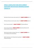 NPLEX 1 EXAM LATEST 2025 WITH CORRECT  QUESTIONS AND DETAILED ANSWERS&sol;ALREADY  GRADED A&plus;