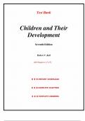 Test Bank for Children and Their Development 7th Edition by Robert V&period; Kail&comma; Chapter 1-15 &vert; All Chapters 