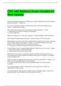 CSE 445 Midterm Exam Graded A&plus; New Update 