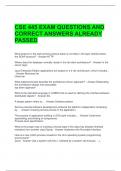 CSE 445 EXAM QUESTIONS AND CORRECT ANSWERS ALREADY PASSED 