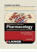 Complete Test Bank- Katzung & Trevor's Pharmacology Examination & Board Review&comma; 14th Edition By Marieke Kruidering-Hall &lpar;Author&rpar;&comma; Bertram G&period; Katzung &lpar;Author&rpar;&comma; Rupa Lalchandani Tuan &lpar;Author&rpar;&comma; Todd W&period; Vanderah &lpar;Author&rpar;&comma; Anthony J&period; Trevor &lpar;Author&rpar;