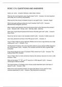 EOSC CYU QUESTIONS AND ANSWERS