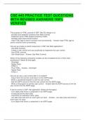 CSE 445 PRACTICE TEST QUESTIONS WITH REVISED ANSWERS 100&percnt; VERIFIED 