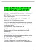 CSE 445 MODULE 1 QUESTIONS AND ANSWERS ALL CORRECT 