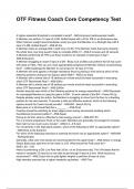 OTF Fitness Coach Core Competency Test NEWEST 2025&sol;2026 ACTUAL EXAM COMPLETE QUESTIONS AND CORRECT DETAILED ANSWERS &lpar;VERIFIED ANSWERS&rpar; &vert;ALREADY GRADED A&plus;&vert;&vert;BRAND NEW&excl;&excl;
