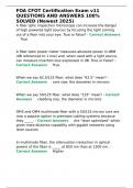 FOA CFOT Certification Exam v11 QUESTIONS AND ANSWERS 100- SOLVED &lpar;Newest 2025&rpar;