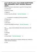 Jamf 100 Practice Test EXAM QUESTIONS AND ANSWERS 100- SOLVED &lpar;Newest 2025&rpar;