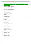 AP Calculus Study Exams Questions&sol;Answers Graded A&plus; 2025&sol;2026