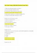 New York Notary 2023&sol;2024 Practice Exam Test 1