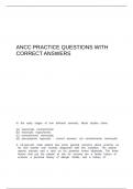 ANCC Practice Questions