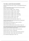 TACO BELL QUESTIONS AND ANSWERS