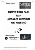 TMS3721 EXAM PACK 2025  &lbrace;DETAILED QUESTIONS AND ANSWERS&rcub;