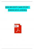 HESI RN EXIT CASE STUDY&colon; PERNICIOUS ANEMIA COMPLETE WITH 2024 NGN QUESTIONS AND ANSWERS VERIFIED &sol; A&plus; GRADE