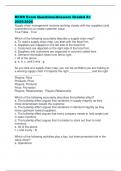 BCOR Exam Questions&sol;Answers Graded A&plus; 2025&sol;2026