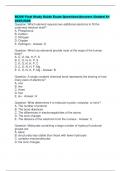 BCOR Final Study Guide Exam Questions&sol;Answers Graded A&plus; 2025&sol;2026
