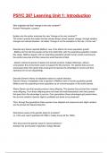 Psychology 387 - Learning &lpar;Athabasca&rpar; - Final Study Guide &lpar;1&rpar; Latest Update Exam Questions and 100&percnt; Verified Correct Answers Guaranteed A&plus;&period; ALL BUNDLED HERE&excl;&excl;&excl;