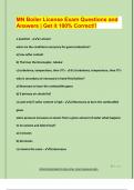 MN Boiler License Exam Questions and  Answers &vert; Get it 100&percnt; Correct&excl;&excl;