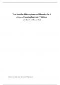 Philosophies and Theories for Advanced Nursing Practice 3rd Edition Butts Test Bank