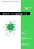 Uitgebreid VVZ portfolio beoordeeld met een 8&period;0 incl&period; beoordeling en bijlagen&excl;