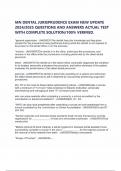 MN DENTAL JURISPRUDENCE EXAM NEW UPDATE 2024&sol;2025 QUESTIONS AND ANSWERS ACTUAL TEST WITH COMPLETE SOLUTION&sol;100&percnt; VERIFIED&period;