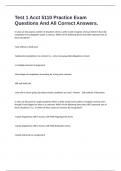 Test 1 Acct 5110 Practice Exam Questions And All Correct Answers&period;