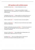 CEP questions with verified answers