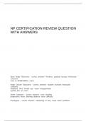 NP Certification Review
