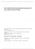 NP Certification Review