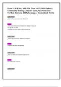 Exam 5&colon; NUR206&sol; NUR 206 &lpar;New 2025&sol;2026 Update&rpar;  Community Nursing Concepts Exam&comma; Questions and  Verified Answers&comma; 100&percnt; Correct&comma; A&plus; Guaranteed- Fortis