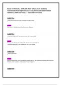Exam 4&colon; NUR206&sol; NUR 206 &lpar;New 2025&sol;2026 Update&rpar;  Community Nursing Concepts Exam&comma; Questions and Verified  Answers&comma; 100&percnt; Correct&comma; A&plus; Guaranteed- Fortis