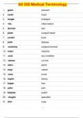 All 350 Medical Terminology