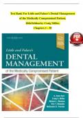 Test Bank For Little and Falace's Dental Management of the Medically Compromised Patient&comma; 10thEdition by Craig Miller&comma; Chapters 1 - 30