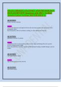 EXAM 1 BIOS252 ANATOMY AND PHYSIOLOGY II EXAM REVIEW Questions with 100- Verified Answers