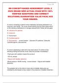 RN CONCEPT-BASED ASSESSMENT LEVEL 2 2025&vert; BRAND NEW ACTUAL EXAM WITH 100&percnt;  VERIFIED QUESTIONS AND CORRECT  SOLUTIONS&vert; GUARANTEED VALUE PACK&vert; ACE  YOUR GRADES&period;
