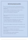 NURS 2710 Exam Blueprint Exam 2025 A&plus;