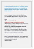 ATI PEDIATRICS PN EXAM ACTUAL EXAM NEWEST VERSION  2025&sol;2026 QUESTION AND CORRECT DETAILED &lpar;VERIFIED  ANSWERS&rpar; WITH RATIONALES FROM VERIFIED SOURCES  RATED A GRADE&period;
