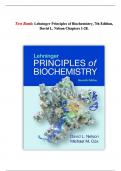 Test Bank&colon; Lehninger Principles of Biochemistry&comma; 7th Edition&comma; David L&period; Nelson Chapters 1-28 &vert;&vert; All Chapters Updated 2025