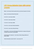 LETI Human Behavior Exam with correct answers
