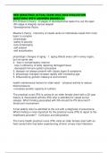 HESI GERIATRICS ACTUAL EXAM 2025&sol;2026 EVALUATION QUESTIONS WITH ANSWERS GRADED A&plus;