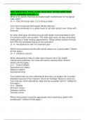 HESI GERIATRICS FINAL EXAM 2025&sol;2026 TESTED QUESTIONS WITH ANSWERS GRADED A&plus;