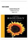 Test Bank - Campbell Biology in Focus&comma; 11th AP&reg; Edition by &lpar;Urry&comma;&rpar; Chapter 1-56 &vert; All Chapters Covered ISBN&colon;9780134154121