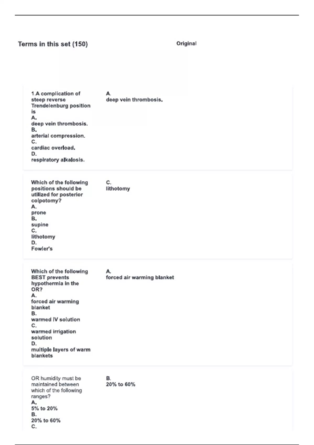 NBSTSA CSFA Exam Prep 1 (Latest 2025 Update), Questions with correct ...