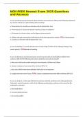 NGN PEDS Newest Exam 2025 Questions and Answers