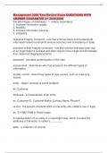Management 3300 Test Review Exam QUESTIONS WITH ANSWER GUARANTEE A&plus; 2025&sol;2026